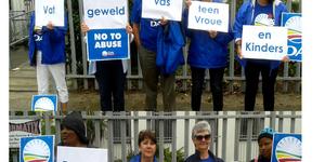 Die DA se Protesaksie teen geweld teen vroue en kinders